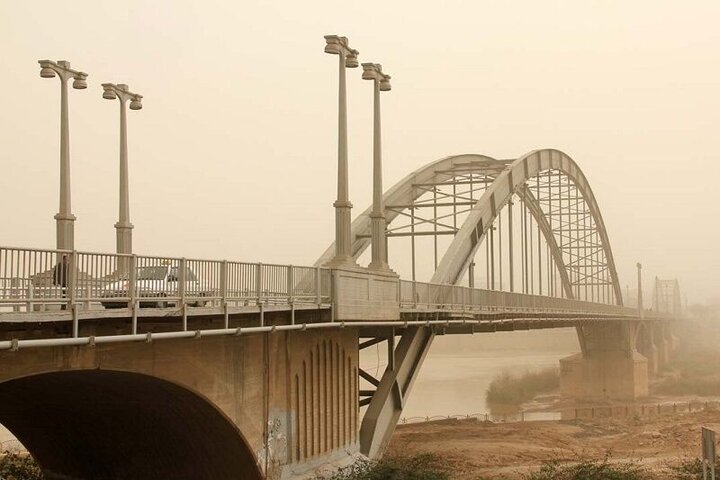 ۱۱ شهر خوزستان همچنان درگیر گرد و غبار

