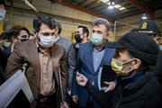 بازدید وزیر کار از کارخانجات تولیدی تهران