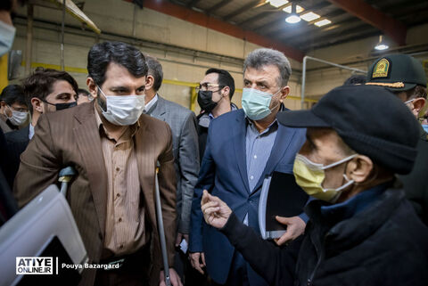 بازدید وزیر کار از کارخانجات تولیدی تهران