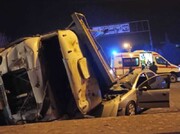 سوانح رانندگی در جاده‌های ساوه ۱۱ مصدوم بر جا گذاشت