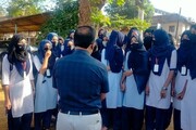 بسته‌شدن مدارس جنوب هند به دلیل تظاهرات علیه منع حجاب