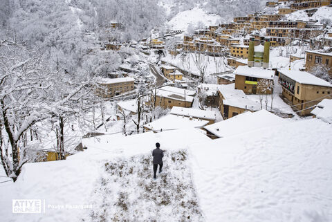 برف نوروزی در ماسوله گیلان