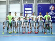 تیم ملی فوتسال مقتدرانه به جام ملت‌ها رسید