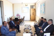 دیدار مدیرکل تامین اجتماعی زنجان با فرماندار شهرستان ماهنشان