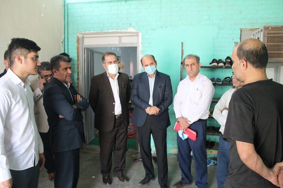 بازدید مدیر کل امور اجتماعی استانداری خوزستان از مرکز اقامتی ترک اعتیاد