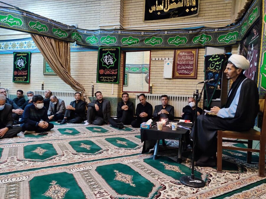 برگزاری دومین مراسم قرائت زیارت عاشواری حسینی توسط عزاداران و سوگواران بهزیستی استان