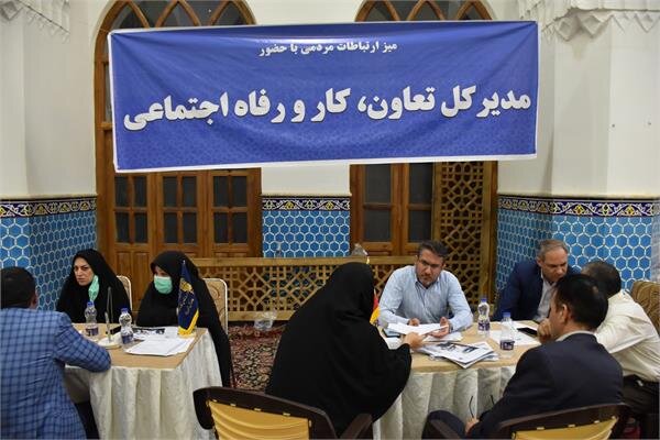 میز ارتباط مردمی اداره کل تعاون، کار و رفاه اجتماعی به مناسبت هفته دولت از نگاه دوربین