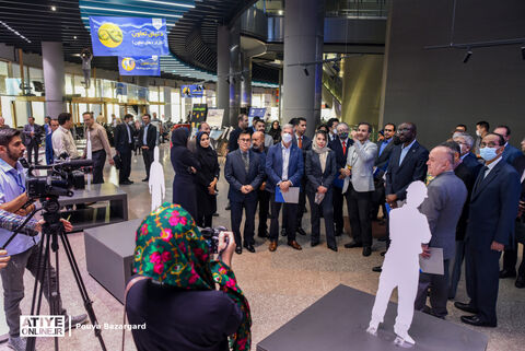 بازدید نمایندگان ۱۴ کشور از نمایشگاه «رسم تعاون»