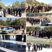 راهپیمایی اربعین و حضور در یادمان شهدای شهرستان مریوان