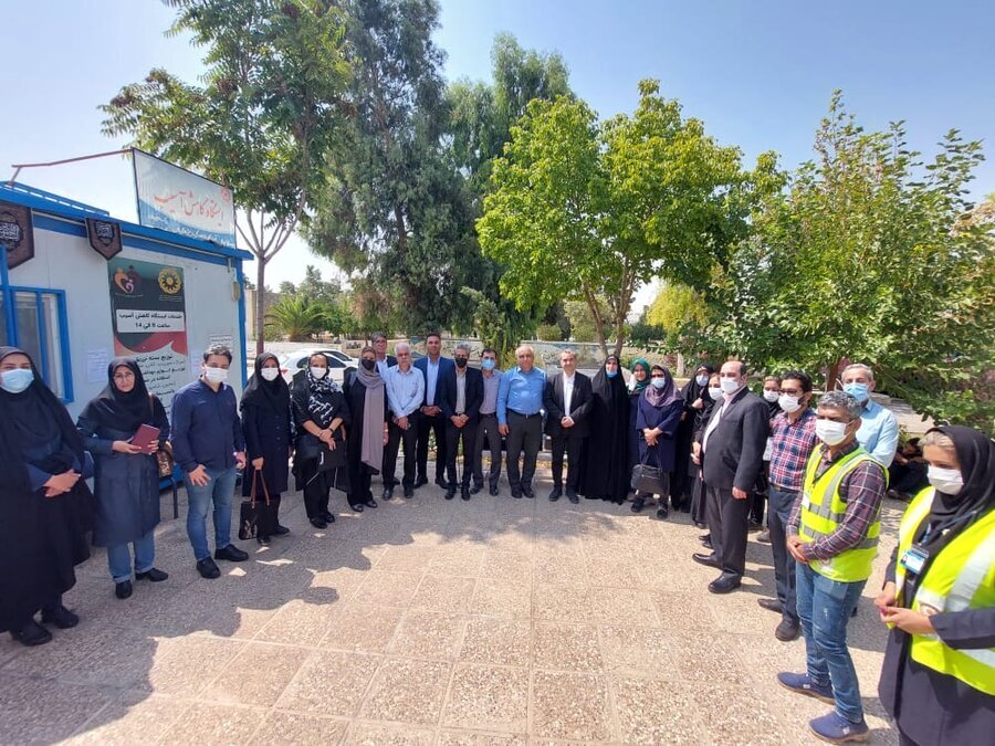 بازدید اعضای کمیته هماهنگ کننده کشوری از ایستگاه های کاهش آسیب بهزیستی فارس