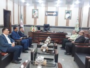 دیدار مدیر کل بهزیستی خوزستان با فرمانده انتظامی استان