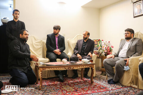 حضور مدیرعامل سازمان تأمین‌اجتماعی در منزل شهید مدافع امنیت، سلمان امیراحمدی
