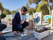 تجدید میثاق مدیر عامل سازمان تأمین اجتماعی با شهدای اصفهان