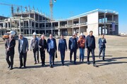 بازدید معاون درمان سازمان تأمین‌اجتماعی از بیمارستان در حال ساخت حضرت ابوالفضل(ع) یزد