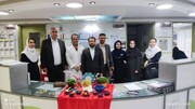 پخش زنده مراسم تحویل سال نو در بیمارستان حضرت معصومه (س) کرمانشاه از شبکه زاگرس