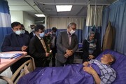 بازدید سرزده وزیر بهداشت از بیمارستان شهید لبافی‌نژاد تهران