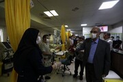 بازدید سرزده وزیر بهداشت از بیمارستان بهارلو تهران
