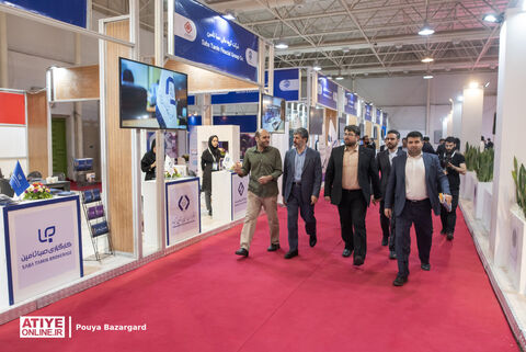 بازدید وزیر کار و مدیرعامل سازمان تأمین‌اجتماعی از نمایشگاه توانمندی‌های صادراتی ایران