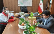عضویت افتخاری مدیرکل تامین‌اجتماعی استان قزوین در جمعیت هلال احمر