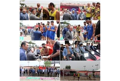 قهرمانی تیم آذربایجان شرقی در مسابقات والیبال ساحلی کارگران کشور