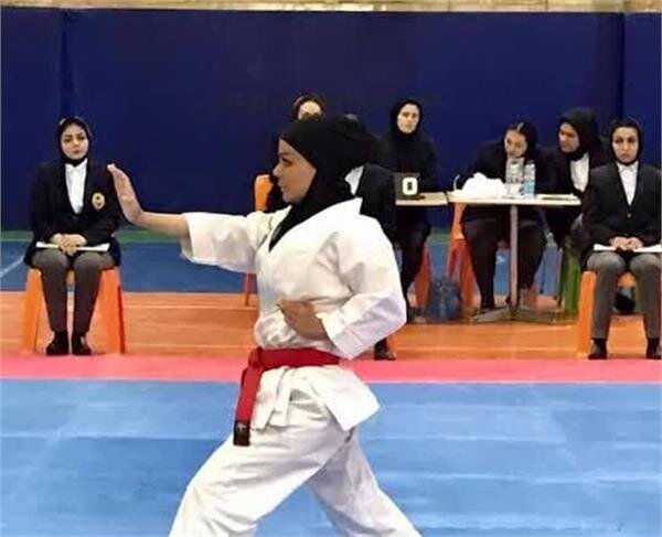 برگزاری مسابقات کاراته زنان کارگر کشور در استان سمنان