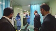 بازدید معاون خدمات درمانی مدیریت درمان تامین‌اجتماعی زنجان از بیمارستان شهید سلیمانی ابهر