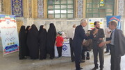 برگزاری پایگاه سنجش سلامت و میز خدمت در مسجد جامع کرمانشاه