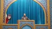 سخنرانی مدیر درمان تامین‌اجتماعی کرمانشاه قبل از خطبه‌های نماز جمعه
