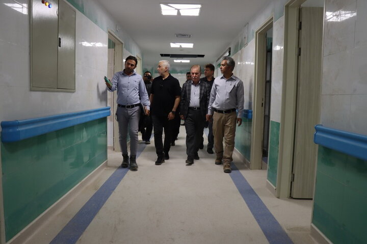 پیشرفت ۹۷ درصدی پروژه ساخت بیمارستان ۱۶۰ تختخوابی آبادان