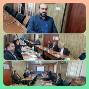 جلسه بررسی عملکرد مراکز بیمارستانی مازندران با حضور مدیر درمان تامین‌اجتماعی استان