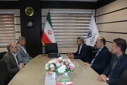 دیدار مدیر امور شعب بانک رفاه کارگران استان اردبیل با مدیر درمان تامین‌اجتماعی استان
