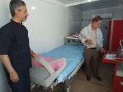 بازدید مدیر درمان تامین‌اجتماعی خوزستان از موکب سلامت تامین‌اجتماعی در مرز چذابه