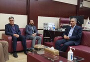 دیدار مدیر درمان تامین‌اجتماعی استان کرمانشاه با مدیران و کارکنان بانک رفاه کارگران