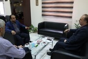 دیدار مدیر صندوق بیمه روستایی و عشایر استان با مدیر درمان تامین‌اجتماعی استان گیلان
