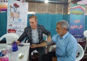برپایی میز سلامت مدیریت درمان تامین‌اجتماعی خوزستان در مصلی نماز جمعه اهواز