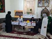 ویزیت و مداوای رایگان ۱۱۰ بیمار روستای دغاغله خوزستان