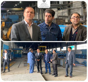 بازدید مدیرکل تعاون، کار و رفاه اجتماعی استان اردبیل از کارخانه ذوب‌آهن اردبیل