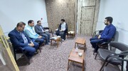 دیدار نمایندگان امور جهادی تامین‌اجتماعی خوزستان با امام جمعه اهواز