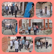 بازدید مدیردرمان تامین‌اجتماعی مازندران از پروژه در حال ساخت درمانگاه تخصصی مازندران
