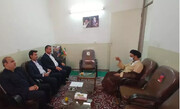 دیدار مدیرکل تامین‌اجتماعی استان بوشهر با امام جمعه دیر