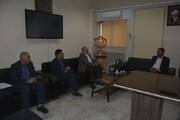 دیدار مدیران بیمه تامین‌اجتماعی یزد با رئیس کانون کارگران بازنشسته و مستمری‌بگیران استان