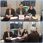 حضور مدیرکل تامین‌اجتماعی همدان در میزخدمت پارک علم و فناوری استان