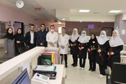 تجلیل شعبه تامین‌اجتماعی لنگرود از پرستاران بیمارستان شهید املاکی