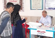 برپایی اردوی جهادی مدیریت درمان تامین‌اجتماعی بوشهر در روستای قباکلکی