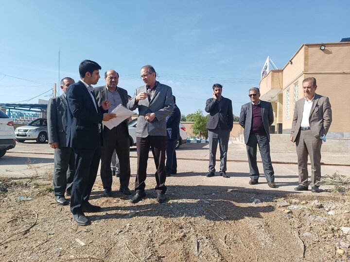 کلنگ‌زنی درمانگاه تامین‌اجتماعی باوی در استان خوزستان 