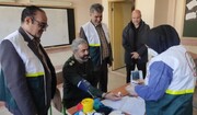 ویزیت رایگان ۱۱۵ نفر از مردم محمدشهر توسط تیم جامعه پزشکی مدیریت درمان تامین‌اجتماعی البرز