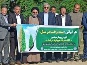 کاشت ۱۶ میلیون نهال در استان بوشهر با حضور مدیرکل تامین‌اجتماعی استان