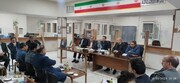 جلسه شورای اداری مشترک صف و ستاد در شعبه تامین‌اجتماعی شهرستان بردسکن