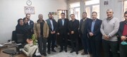 دیدار مدیر درمان تامین‌اجتماعی کردستان با همکاران واحد مالی بیمارستان سنندج