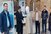 میزخدمت مدیریت درمان تامین‌اجتماعی کردستان در مسجد جامع  شهر سنندج